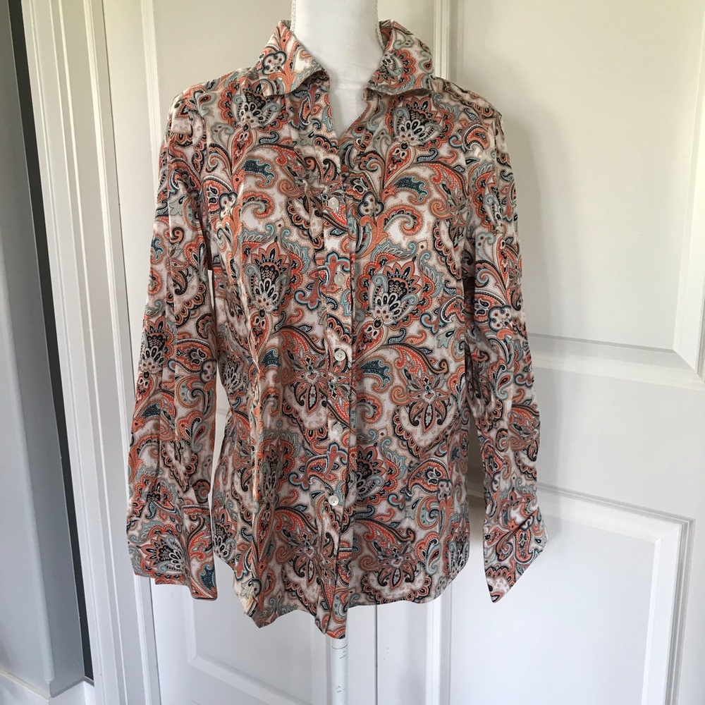 Paisley button up
